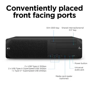 محطة عمل HP Z2 G9  – كور i9، رام 32GB، قرص SSD 1TB، ويندوز 11 برو