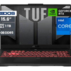لابتوب ASUS TUF Gaming FX507 – i7‑13620H، 16GB، 1TB SSD، RTX 4050 6GB، شاشة FHD 144Hz، Free DOS، رمادي