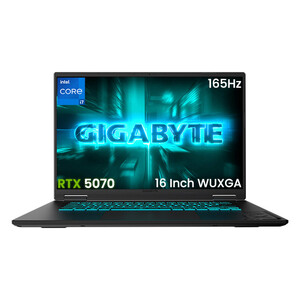 لابتوب ألعاب جيجابايت A16 CWH – معالج إنتل كور i7-13620H – كرت شاشة RTX 5070 8GB – رام 32 جيجابايت – هارد 1 تيرا SSD – شاشة 16 بوصة 165Hz – نظام دوس (بدون نظام تشغيل)