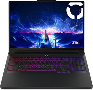 لابتوب Lenovo Legion Pro 7 16IAX10H للألعاب - معالج Intel Core Ultra 9 275HX، ذاكرة 64GB، SSD سعة 1TB، كرت RTX 5080 16GB، شاشة OLED WQXGA 240Hz - أسود Eclipse