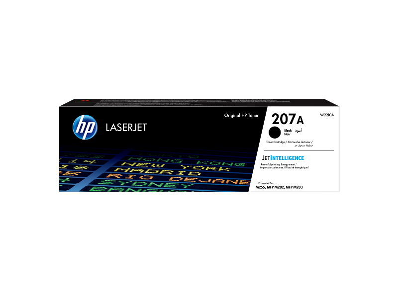 HP 207A Black Original LaserJet Toner Cartridge - W2210A