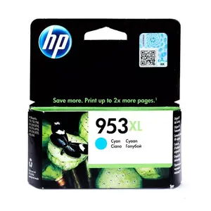خرطوشة حبر اتش بي 953XL أزرق أصلية عالية الإنتاجية HP 953XL Cyan