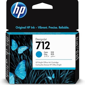 خرطوشة حبر اتش بي 712 أزرق أصلية HP 712 Cyan 29ml