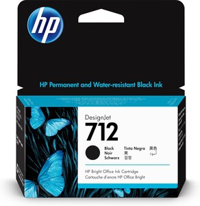 خرطوشة حبر اتش بي 712 أسود أصلية HP 712 Black 38ml