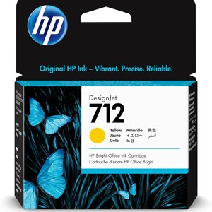 خرطوشة حبر اتش بي 712 أصفر أصلية HP 712 Yellow 29ml